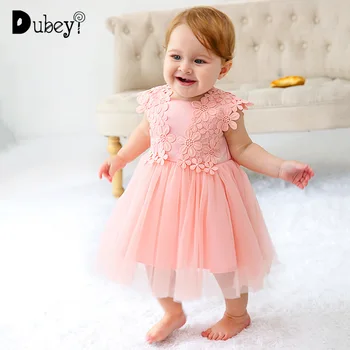 

1 Year Girl Baby Birthday Dress Elegant Baptism Princess Dress Infant Girl Butterfly Lace Kids Dress