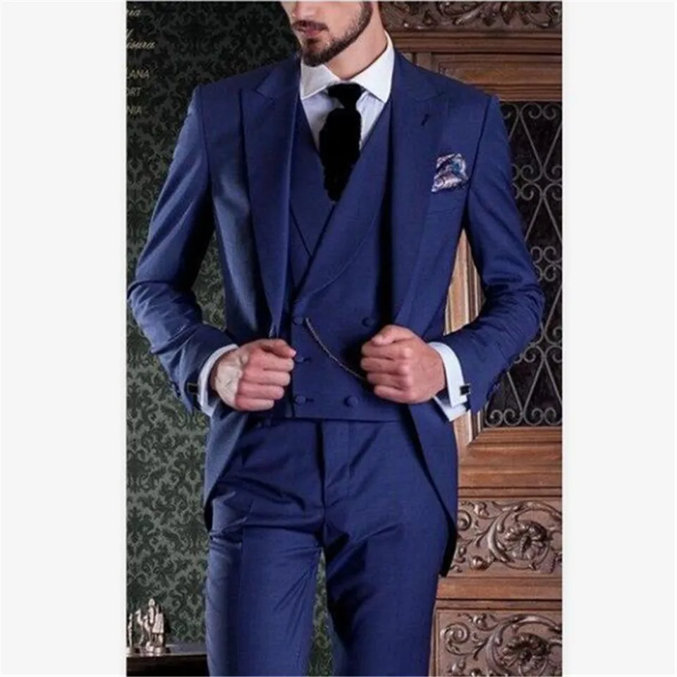 Новый мужской костюм смоляный Noivo Terno Slim Fit Easculino вечерние костюмы для мужчин фрак