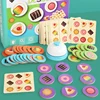 Baby Puzzle Toy Delicious Desserts Pairing Battle Game Family Parent-Child Interactive Toys Table Game Reaction Speed Training 2