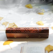 Ручная работа, ароматическая горелка, палисандр, двойного назначения, конусные держатели для благовоний, мозаика, слон, деревянные индийские держатели для благовоний