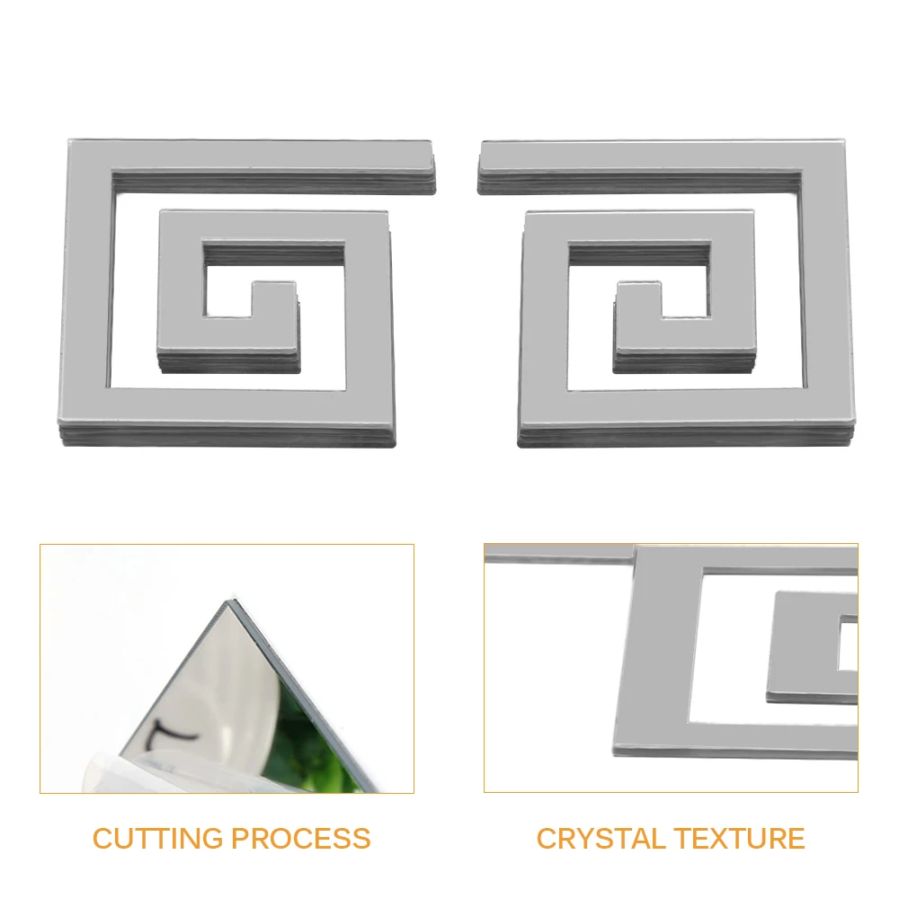 10/20/40pcs DIY Acrylic Wall Sticker For Home Room Bedroom Decoration Modern Maze Mirror Wall Sticker Decor Decal 10/20/40pcs DIY Acrylic Wall Sticker For Home Room Bedroom Decoration Modern Maze Mirror Wall Sticker Decor Decal