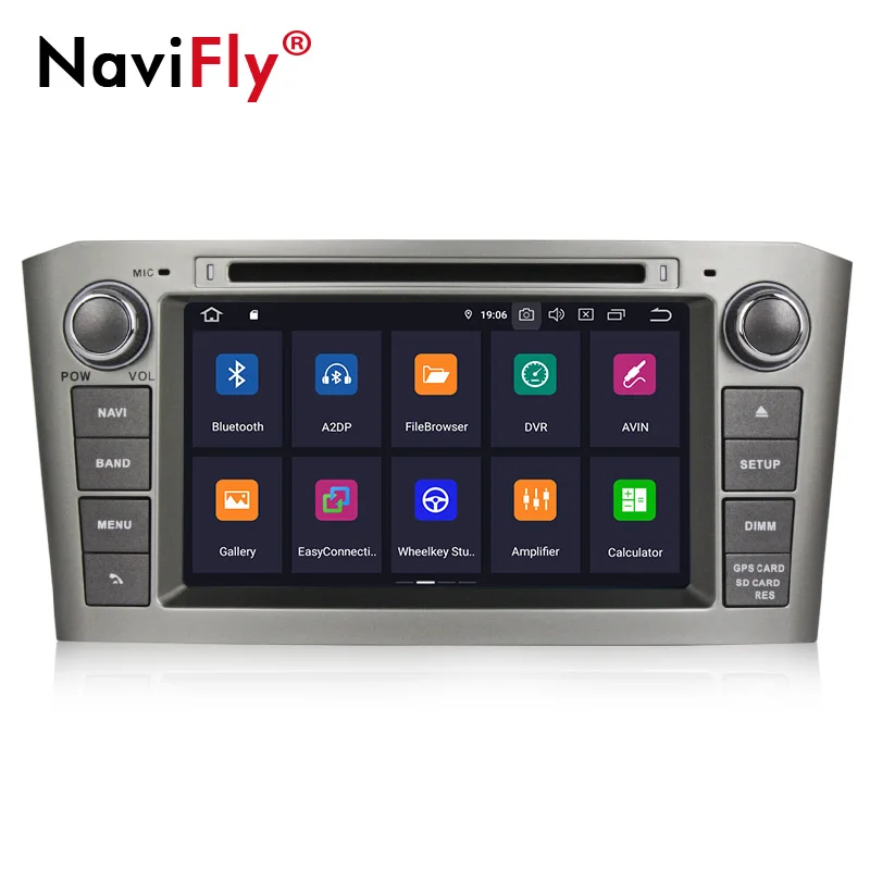 Discount PX5 Octa Core Android9.0 4G RAM 64G ROM Car Multimedia Audio for Toyota Avensis/T25 2003-2008 Radio GPS Navigation Video 4G WIFI 2