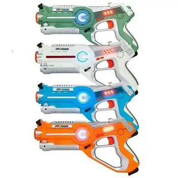 Pak Van 4 Laser Tag Guns Blasters Set - Laser Battle Game-Kinderen En Volwassenen Pak Van 4 Laser Tag Guns Blasters Set - Laser Battle Game-Kinderen En Volwassenen