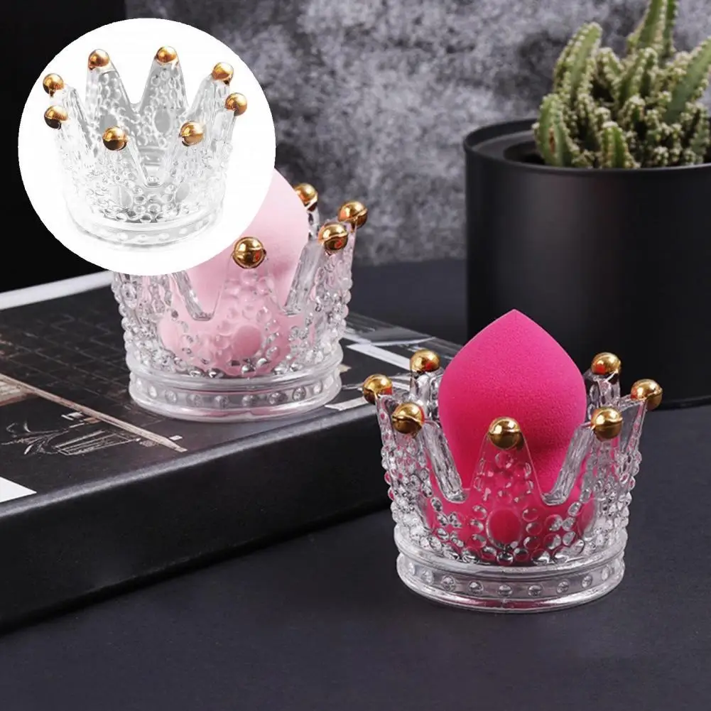 

Makeup Blender Container Beautiful Foundation Makeup Egg Organizer Holder Sturdy Construction Dry Fast Makeup Egg Holder