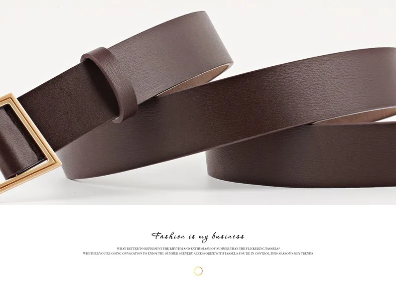 Earnda Women Belts For Women Jeans Needle-Free Belt Wild Fashion Belts Smooth Buckle Belts