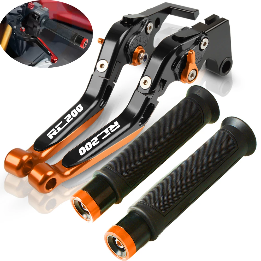 Для RC200 2014 2015 2016 2017 CNC алюминиевые регулируемые складные выдвижные рычаги
