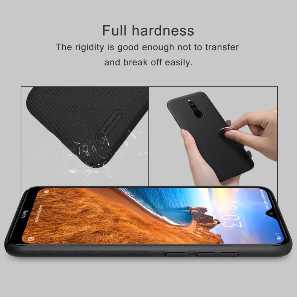 Для Xiaomi Redmi 8 чехол Nillkin Super Frosted Shield жесткий матовый ультра тонкий чехол-накладка для Xiaomi Redmi 8 Nilkin чехол для телефона