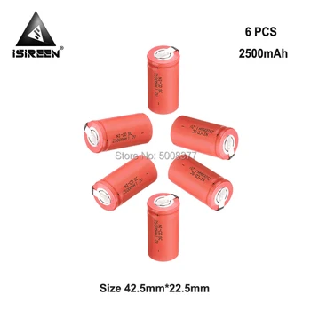 

2500mAh 1.2V SC Ni-CD Rechargeable Batteries Cell DIY Electric Battery Packs Subc Ni CD Accumulator Toys Flashlight