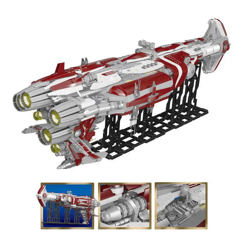 Yeshin 05079 игрушки со звездами: MOC Zenith Старая Республика эскорт круизер строительные