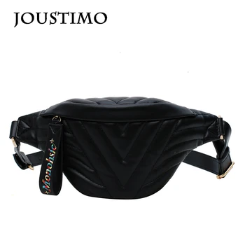 

New Solid Back Fany Packs Women Waist Bag Pillow Lattice Leather Belt Bags Casual Simple Ladies Travel Phone Shoulder Chest Bags
