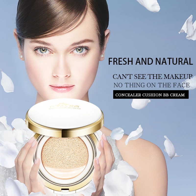 

Fonce Korea Air Cushion Bb Cream Concealer Repair Beauty Isolation Protection Whitening Skin Natural Naked Makeup Moisture