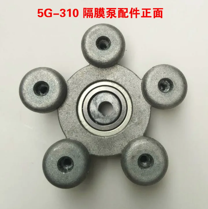 5G-310 Agricultural pump 24V high pressure five chamber diaphragm pump with fan electric sprayer pump 260psi 18bar 18L/min