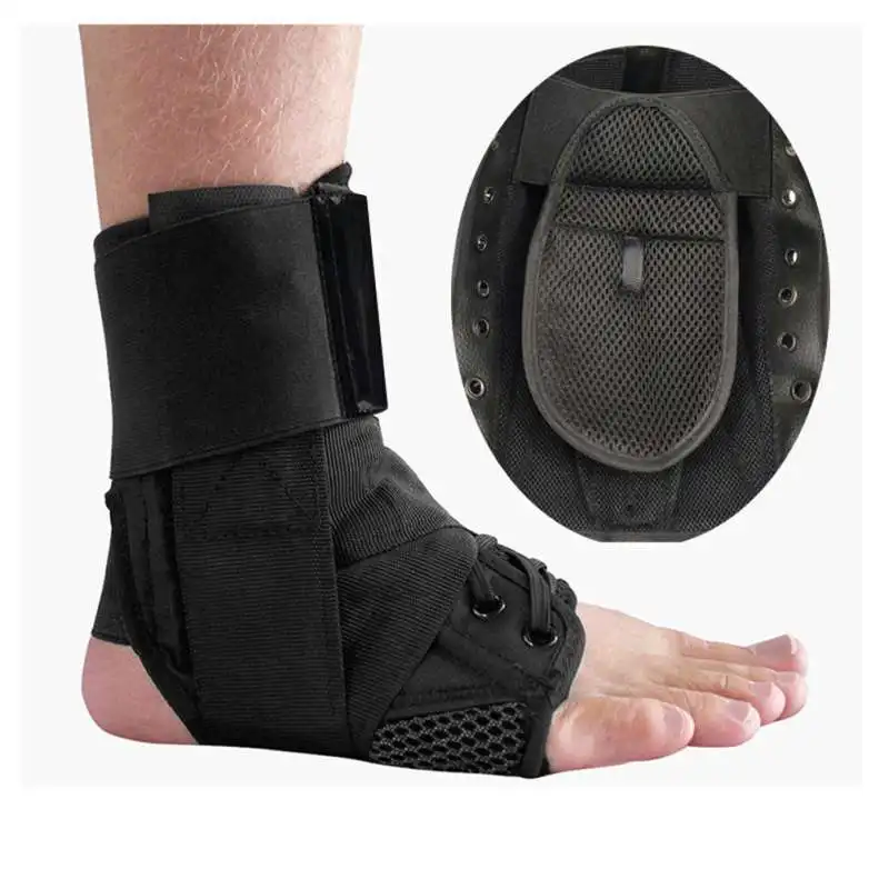 1 шт. S/M/L фиксатор поддержки лодыжки Эластичный компрессионный рукав спорт облегчение боли стабилизатор ступни Защита ног