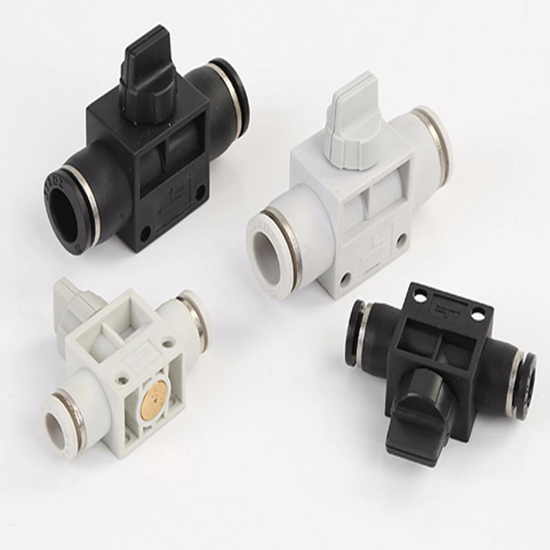 

Pneumatic Throttle Valve HVFF 4-12mm Pneumatic Control Valve Quick Connector Connector Push-in Pneumatic Accessories
