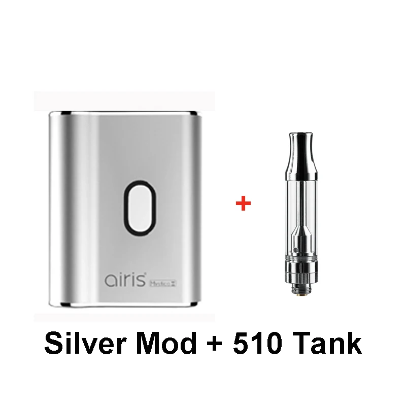 Silver Airistech Airis mystica II комплект 450 мАч батарея для 12 мм 0,5 мл/1,0 мл масляный бак mystica 2 Vape испаритель переменного напряжения - Цвет: Silver