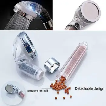 

Three-Speed Adjustable Shower Three-Speed Adjustable Negative Ion Shower Filter, Water-Saving And Pressurized