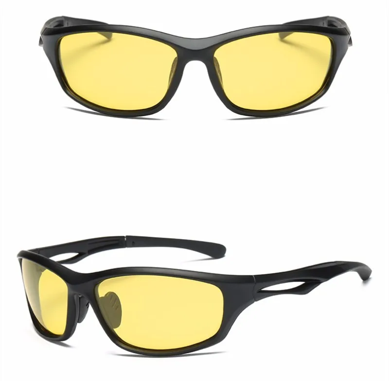 Солнцезащитные очки для рыбалки, кемпинга, пеших прогулок, очки для зрения, поляризованные солнцезащитные очки для вождения, желтые линзы, защита от уф400 лучей