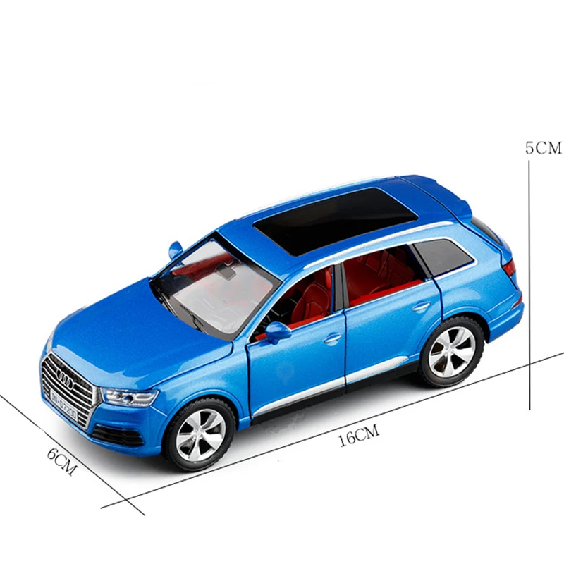 1:32 Высокая симуляция город Q7 SUV модель автомобиля сплав литья под давлением металлические оттягивающиеся автомобили игрушка образовательная коллекция для детей подарки V088
