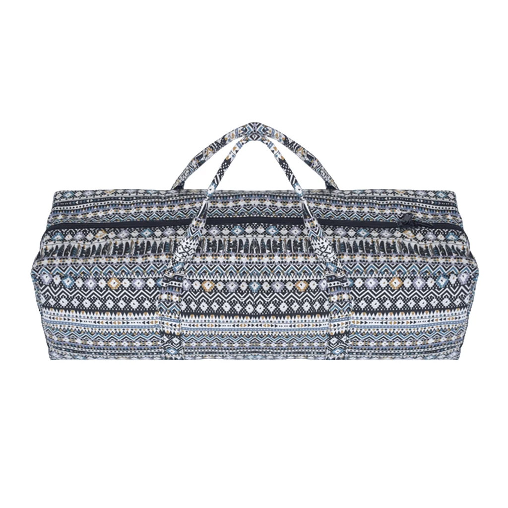  Yoga Bag Canvas Fitness Bag Yoga Mat Carrier Yoga Bag Full Zipper Perfect Gifts for Yoga Men Large Capacity Travel Gym Bag