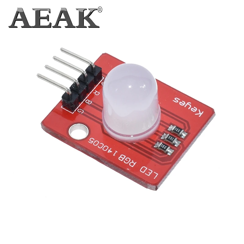 AEAK 10 мм полноцветный RGB светодиодный модуль 140c5 электронные строительные блоки