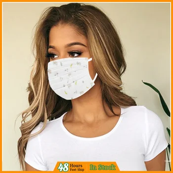 

Face Maks 50 pcs Adult Disposable Masks Reusable Cotton Facemasks Scarf Face Masks Safety Air Fog Foggy Haze Maks Mascarilla