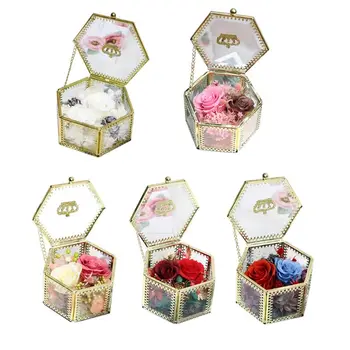 

Valentine's Day Creative Gift Eternal Flower Fresh Rose Glass