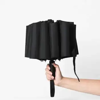 

Umbrella Rain Women Wind Resistant Portable Car Outdoor Fashion Umbrellas Male Parasol Ten Bone Car Luxury Large Business Umbrel