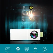 Мини Портативный микропроектор портативный домашний развлекательный светодиодный проектор поддерживает 1080p