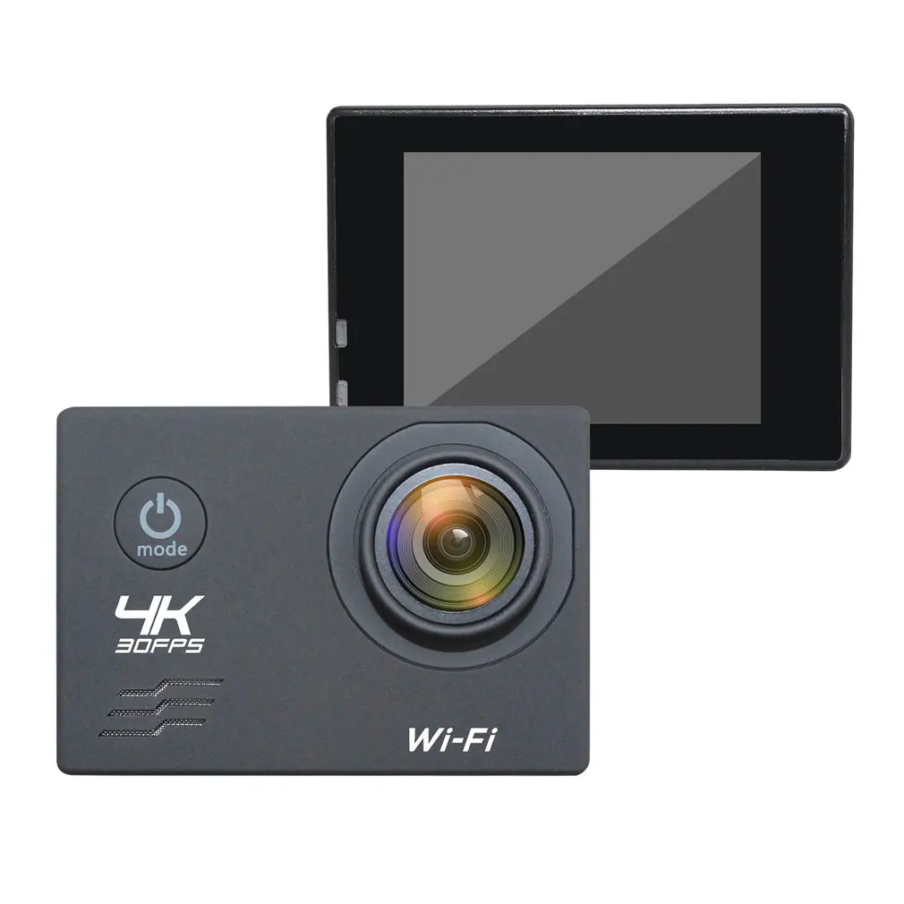 HD 4K 1080p wifi Водонепроницаемая Спортивная экшн-видео камера подходит для крепления зарядного устройства lcd Спортивная DV камера Go водонепроницаемая