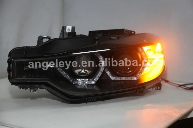 Светодиодный Ангельские глазки фары для BMW F30 F35 318 320 325 328 330 335 2013 2015 год SN