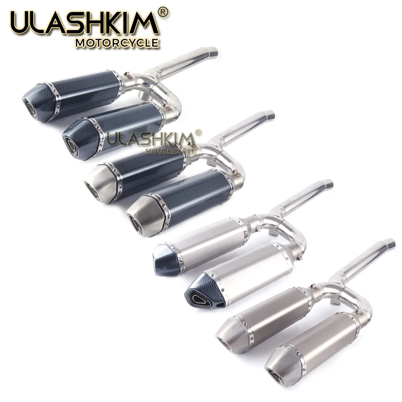 FZ6S FZ6N мотоцикл глушитель полная система скольжения на трубы для yamaha FZ 6N 6S FZ6| |