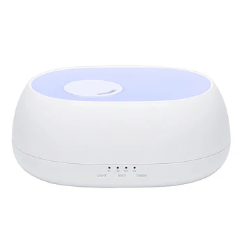 

Air Humidifier Essential Oil Diffuser Colorful Led Night Lamp Mini Portable Humidifier For Home Office Eu Plug White