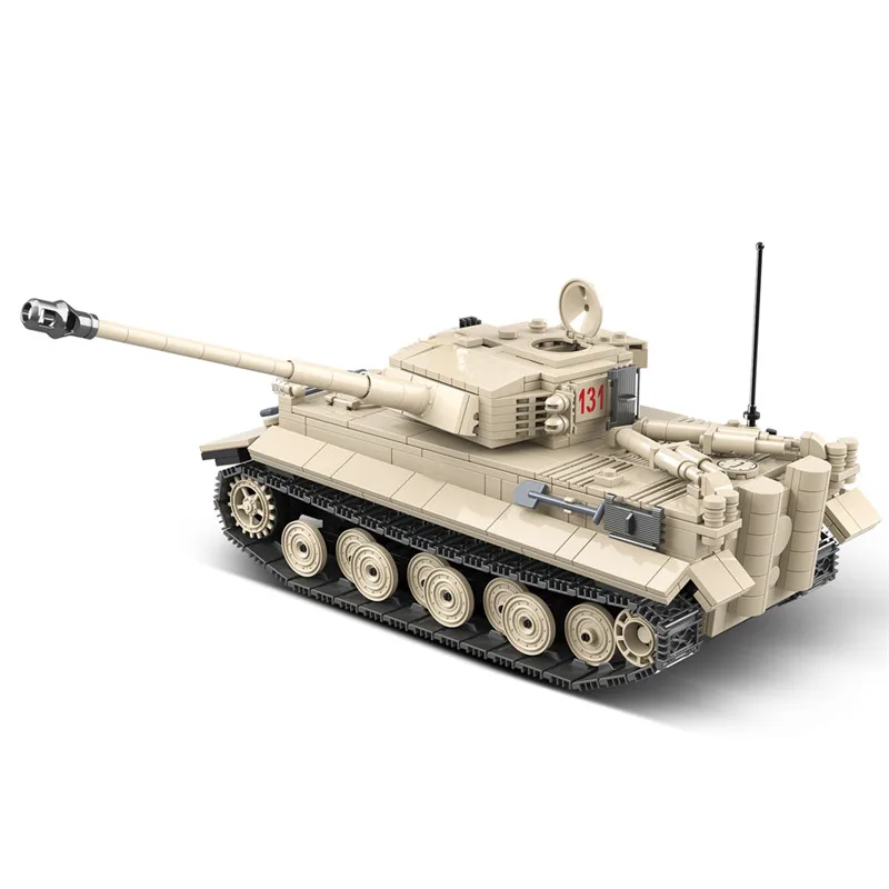 

2019 World War 2 WW2 Soldiers Armored Vehicle Tiger Tank Military SWAT Army Building Blocks Bricks Kids Toys