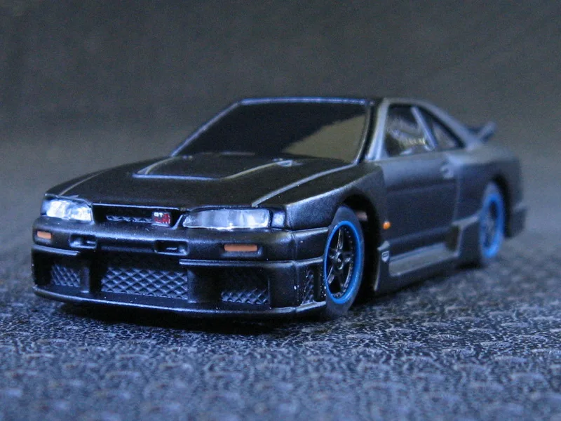 Кё шо OEM 1:64 Нисс an Skyline GTR лм игрушечные машинки из сплава для детей детские игрушки