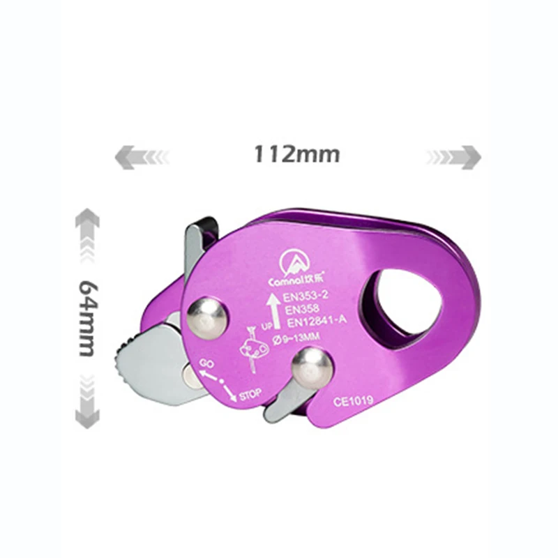 

CE EN353*2 EN358 Certified 7075 Aluminum FALL PROTECTION ROPE GRAB CLIMBING