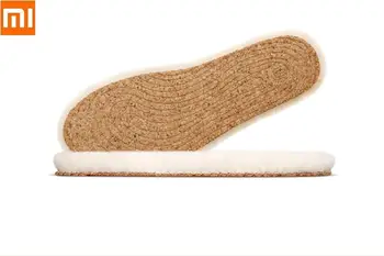 

Youpin Warm wool skin one cork insole Thickened Anti-cold Winter Wool Insoles Man woman Breathable Plush Shoe pad
