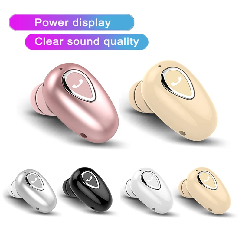 Мини беспроводные bluetooth-наушники стерео спортивные наушники с шумоподавлением