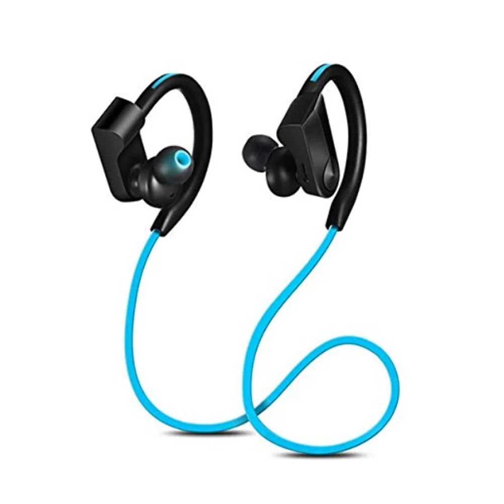 Спортивные Bluetooth Наушники Беспроводные водонепроницаемые наушники Bluetooth наушники 3 цвета стерео Бас двойная гарнитура с микрофоном для телефона
