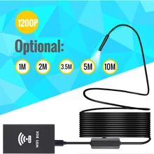 Беспроводной wifi эндоскоп камера IP68 водонепроницаемый осмотр мини камера 8 мм USB эндоскоп бороскоп для Iphone Android устройств