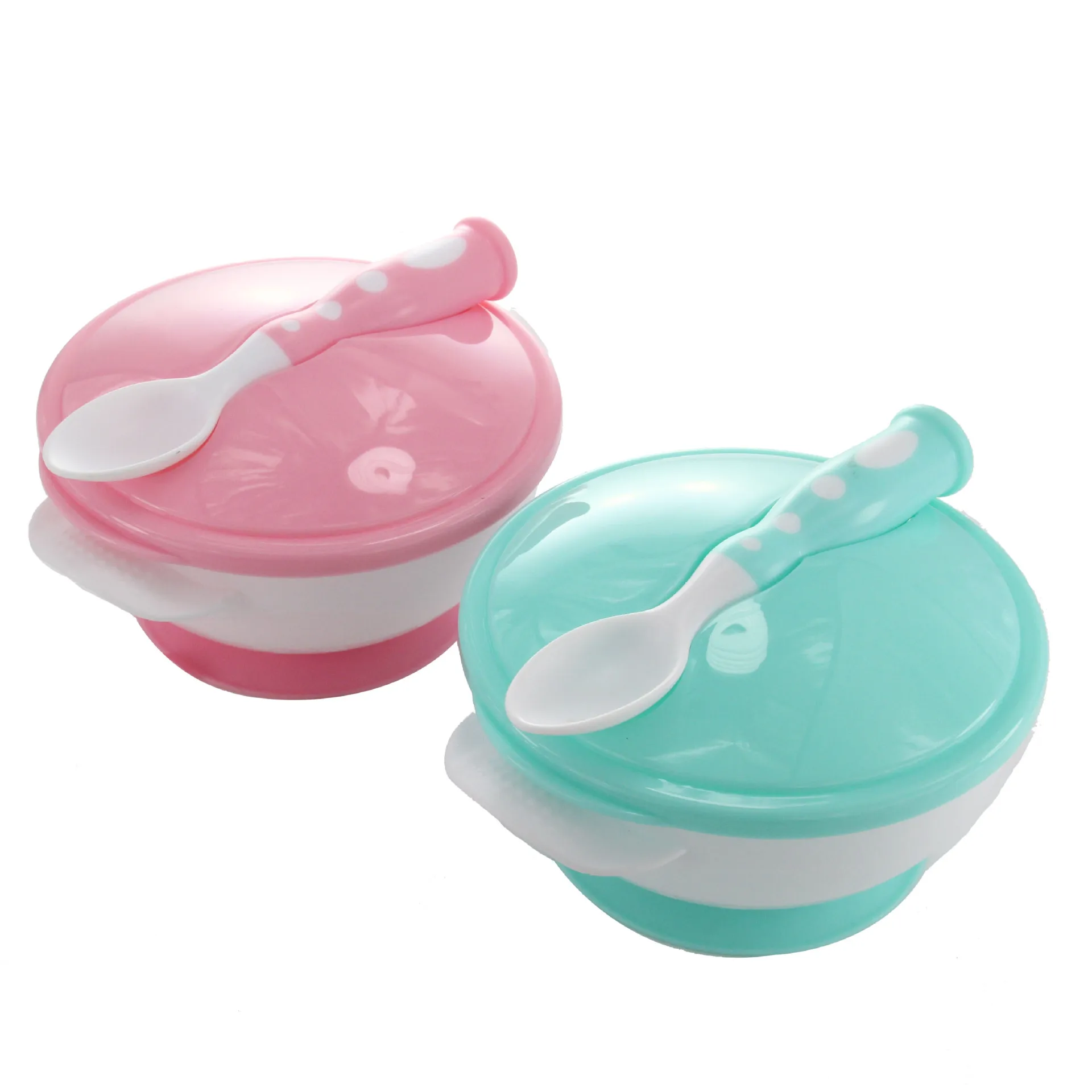 AAG Children's Dishes Set Sucker Baby Food Feeding Tableware Plate Suction Baby Eating Bowl+Spoon Kids Assist Training Crockery