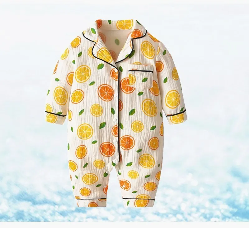 Baby Bodysuits comfotable Baby Rompers Boys Girls Sleep Play Pajamas 100% Organic Cotton Long Sleeve One-Piece Jumpsuit Button Down Newborn Sleepsuit Pjs Baby Bodysuits Fur