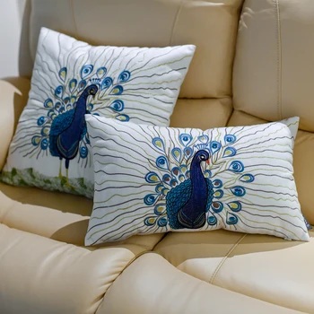 

2020 Rams Embroidered Decorative Geometric Pillow Cushion Home Decor Embroidery