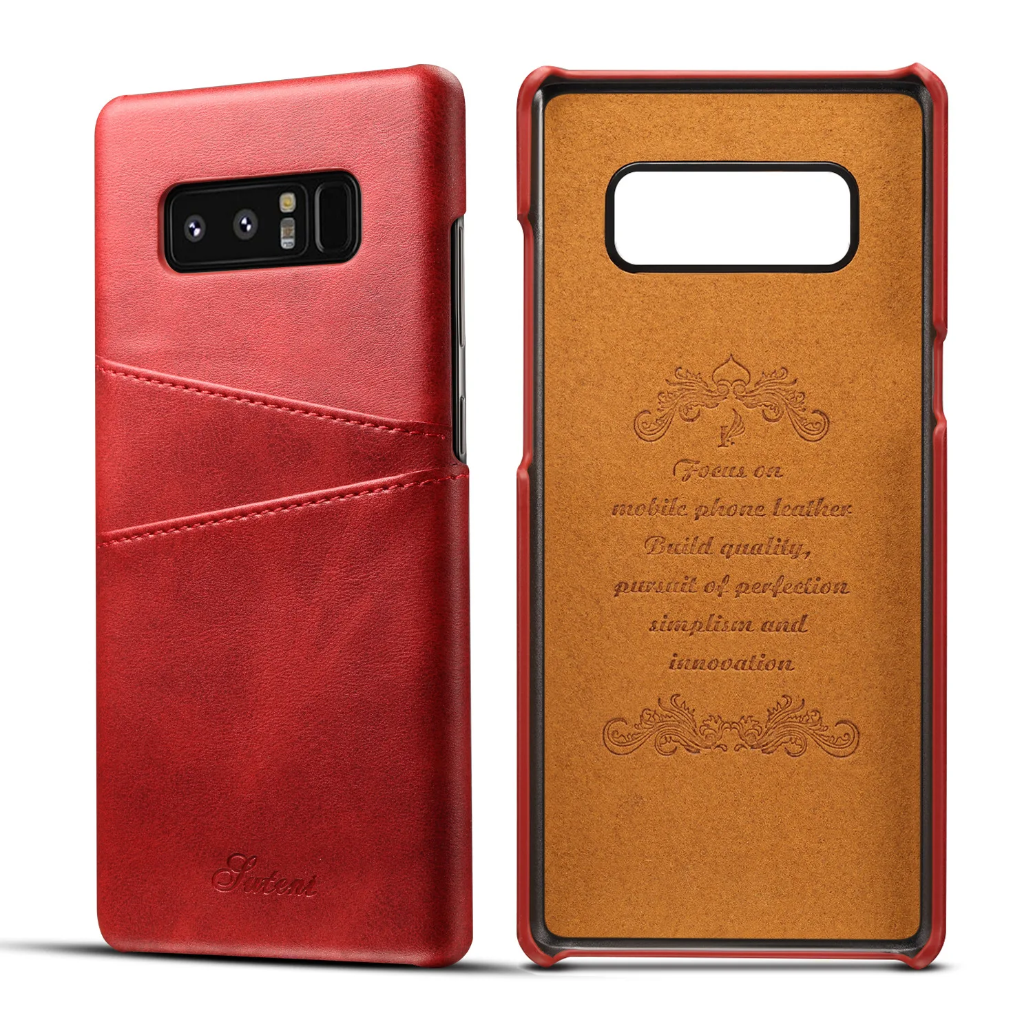 Применимый чехол для телефона SAMSUNG NOTE9 S10+/5G версия Amazon Card Instert защитный чехол S8 Pu зернистая телячья кожа