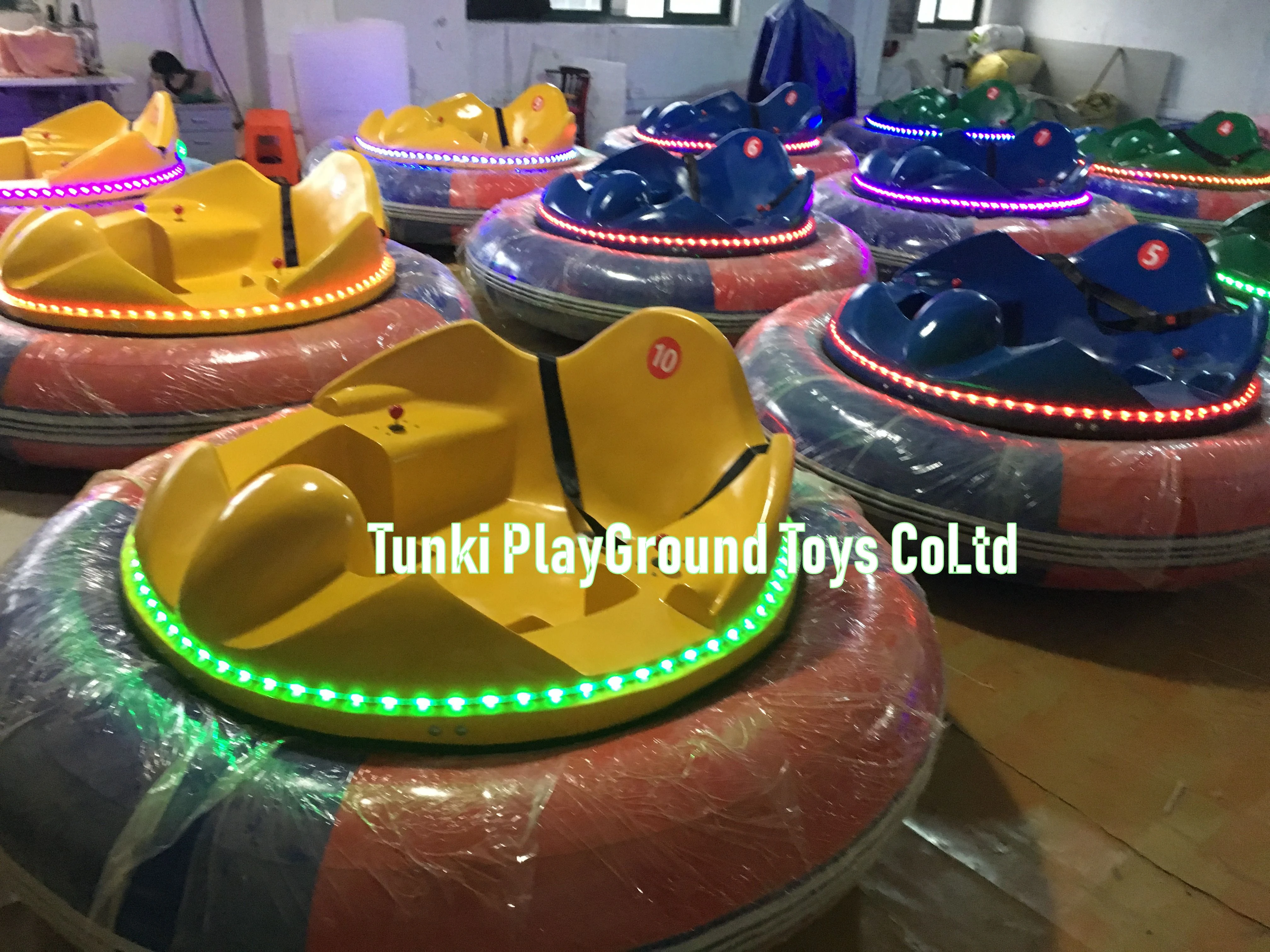amusement park bumper cars