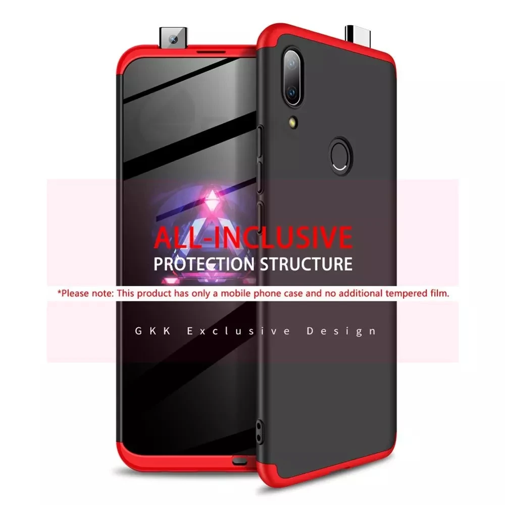 Роскошный корпус для huawei P smart Z чехол 3 в 1 матовый Жесткий ПК Красочный Бизнес Стиль Чехлы для Y9 Prime чехол Fundas
