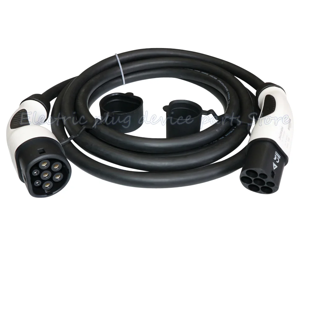 

NEW Type 2 EV Charger Cable Connector for Electric Vehicle 3 Phase 32A IEC62196-2 Charging Station 5M