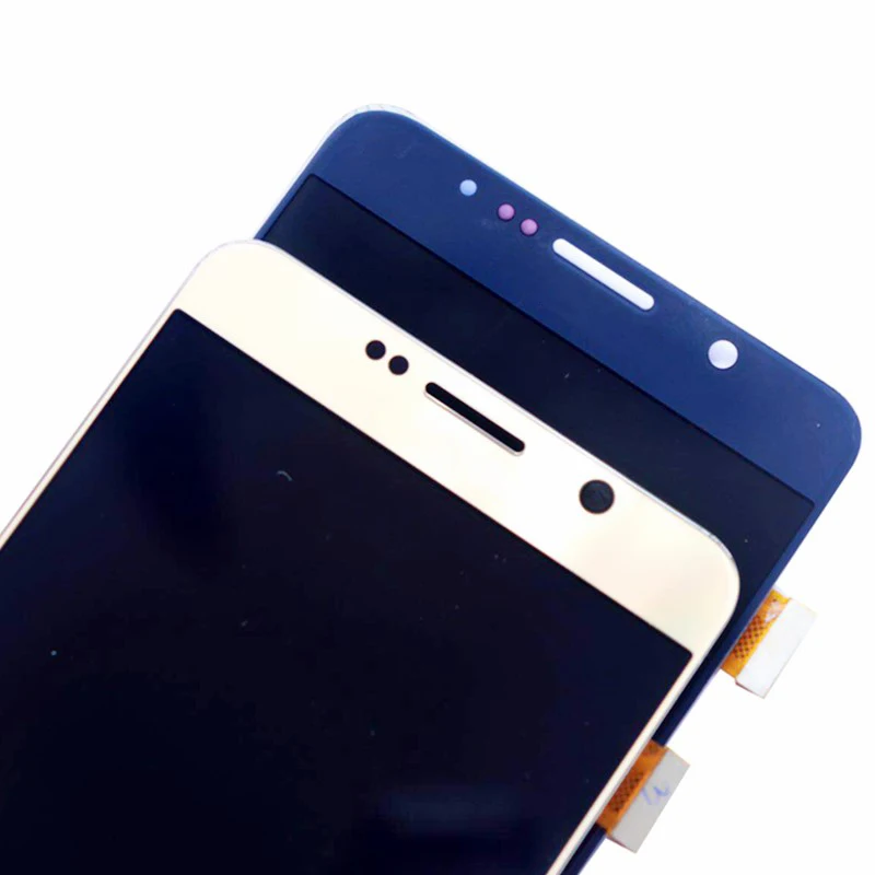 Сжигающий тени 5,7 ''ЖК-дисплей для SAMSUNG Galaxy Note 5 Note5 ЖК-дисплей N920 N920A N920F кодирующий преобразователь сенсорного экрана в сборе
