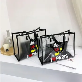 

2020 Women Shoulder Bags Waterproof Transparent Female Handbags Large Capacity Summer Beach Travel Bags Casual Totes Bags