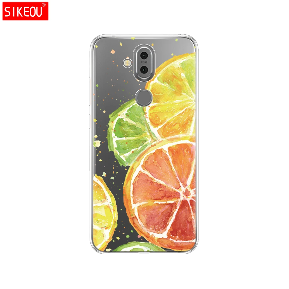 Чехол для Nokia 8 1 чехол 7 plus 2018 силиконовая задняя крышка Capa 1/X7 бампер etui