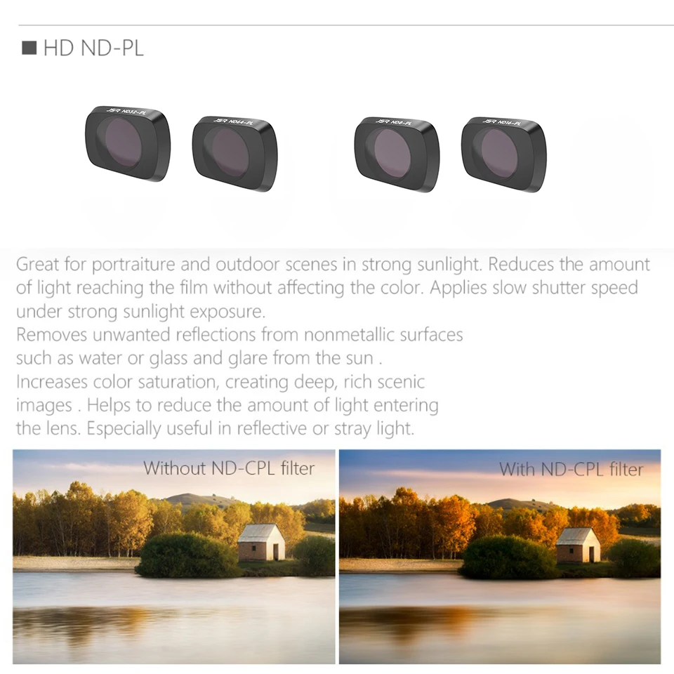 DJI Mavic Air 2 фильтры Дрон камера карданный фильтр объектива нейтральная плотность